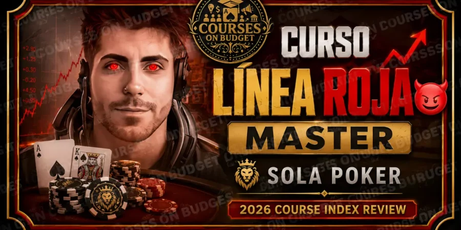 Sola Poker Curso Línea Roja — índice completo en Courses On Budget