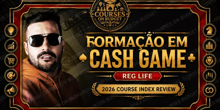 Reg Life Formação em Cash Game — índice completo no Courses On Budget