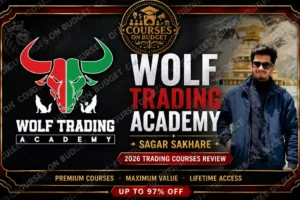 Sagar Sakhare - Wolf Trading Academy review 2026 on Courses On Budget