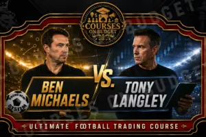 Ben Michaels Ultimate Football Trading vs Tony Langley Football Hedging System comparison 2026 on Courses On Budget