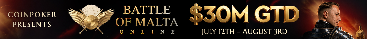CoinPoker Battle of Malta Online 2026 with $30M guaranteed