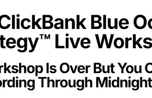 ClickBank Blue Ocean Strategy review 2026 and complete course index on Courses On Budget