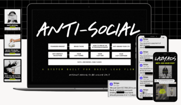 Passive Rebel AntiSocial course review 2026 on Courses On Budget