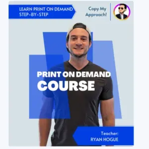 Ryan Hogue Print on Demand Course on Courses On Budget