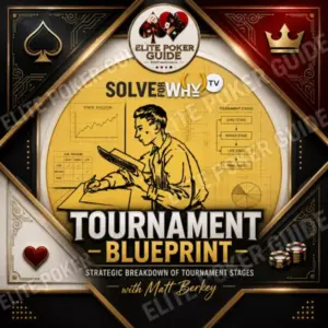 Solve For Why TOURNAMENT BLUEPRINT - Strategic Breakdown of Tournament Stages with Matt Berkey poker course on Courses On Budget