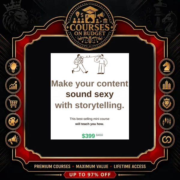 Amanda and Rico Storytelling Content Mini Course review 2026 on Courses On Budget