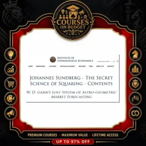Cosmo Economics – The Secret Science Of Squaring – Johannes Sundberg trading course 2026 on Courses On Budget